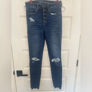American Eagle Size 6 Super Hugh-Rise Jegging